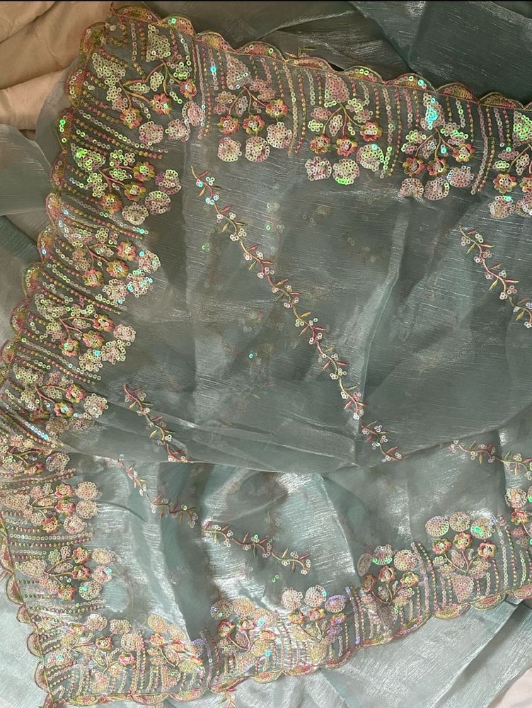 Jimmy choo Saree w unstitched blouse