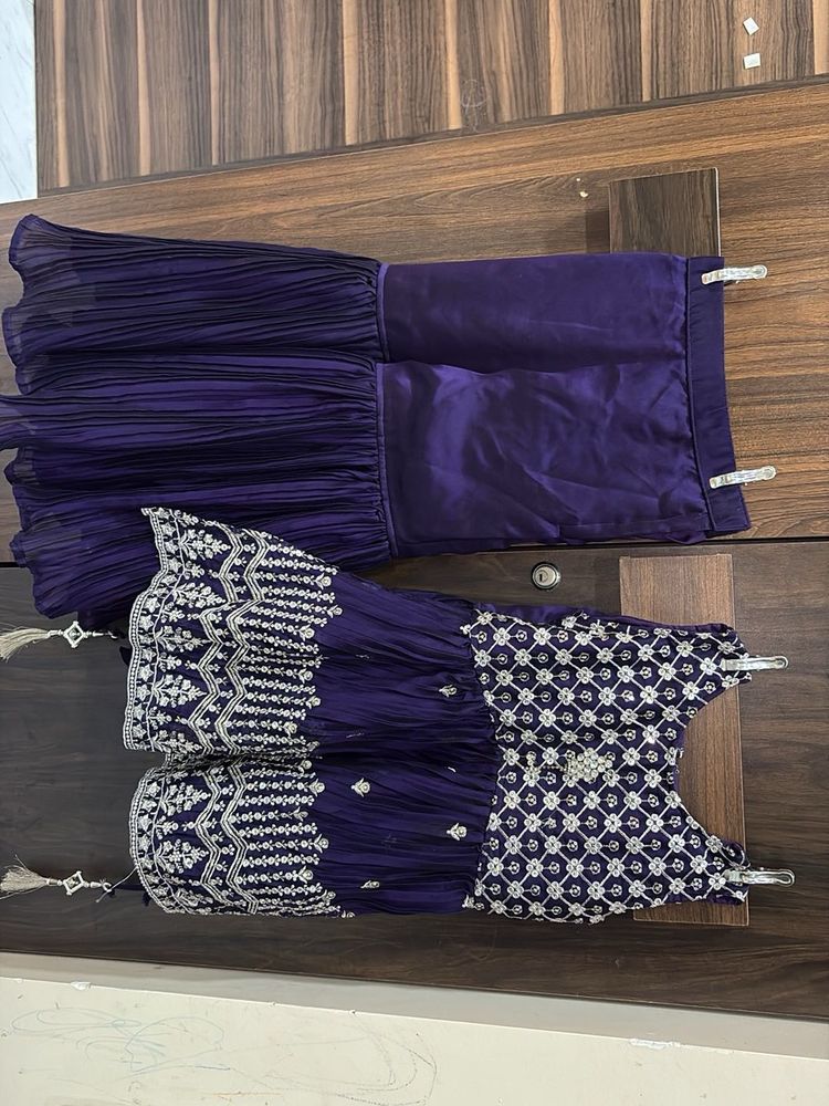 Elegant Purple Kurta Set