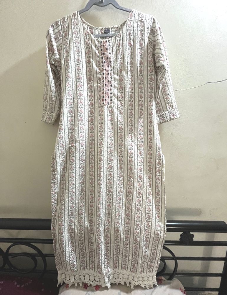 Striped Cotton Kurta