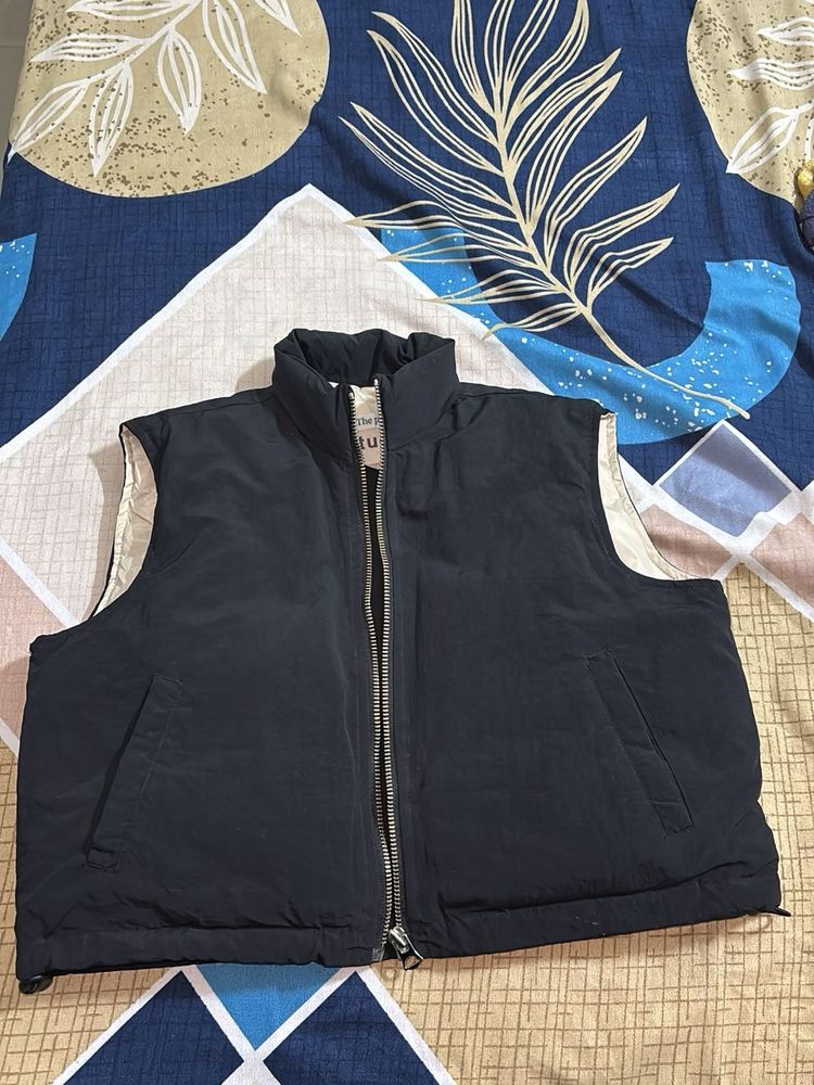 cropped Black jacket (Unisex )