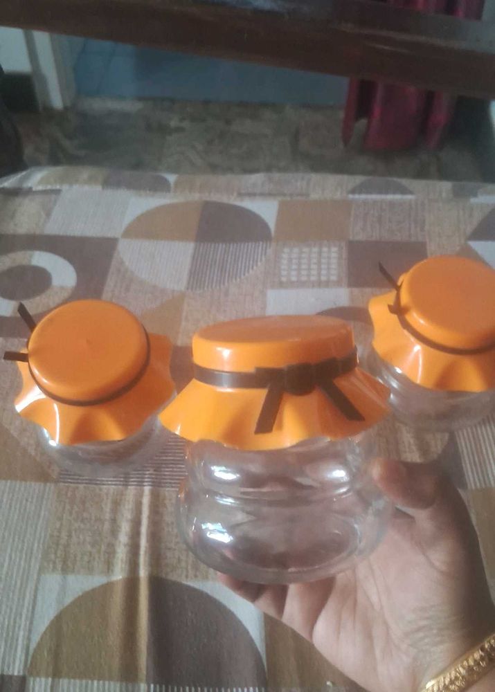 Decorative nuts Storage glass  Jars  3
