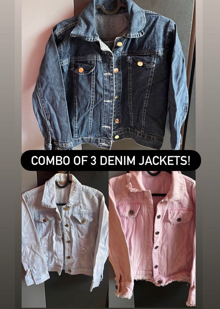 Denim Jacket Bundle - 3 Jackets