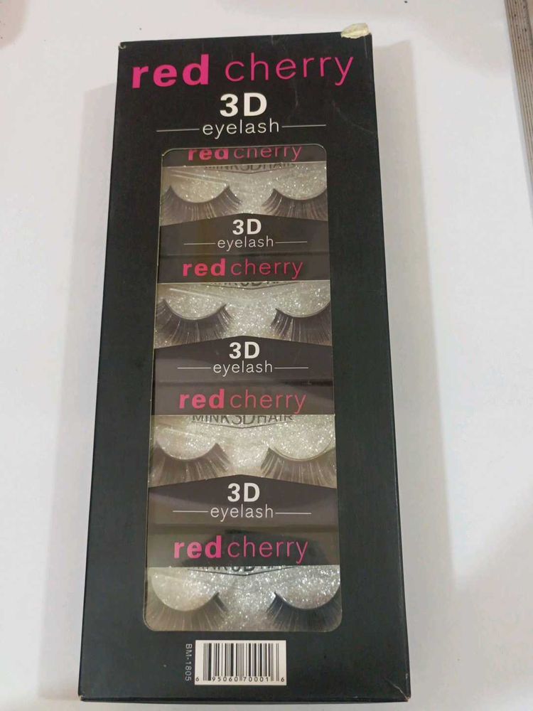 ORIGINAL RED CHERRY EYELASHES SET OF 9