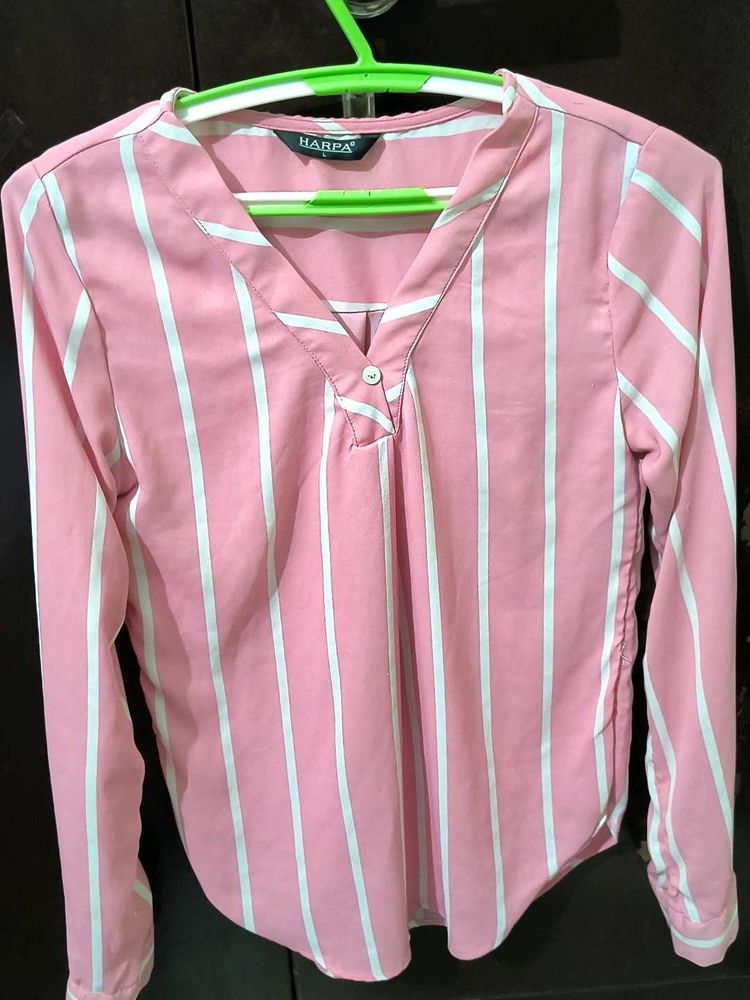 Striped Pink Top