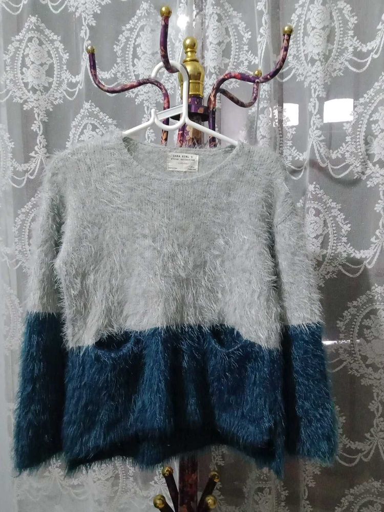 Zara Girl&#39;s Cropped Sweater