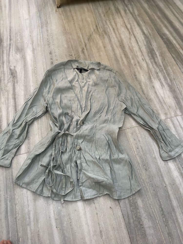 Elegant Tie-Waist Top