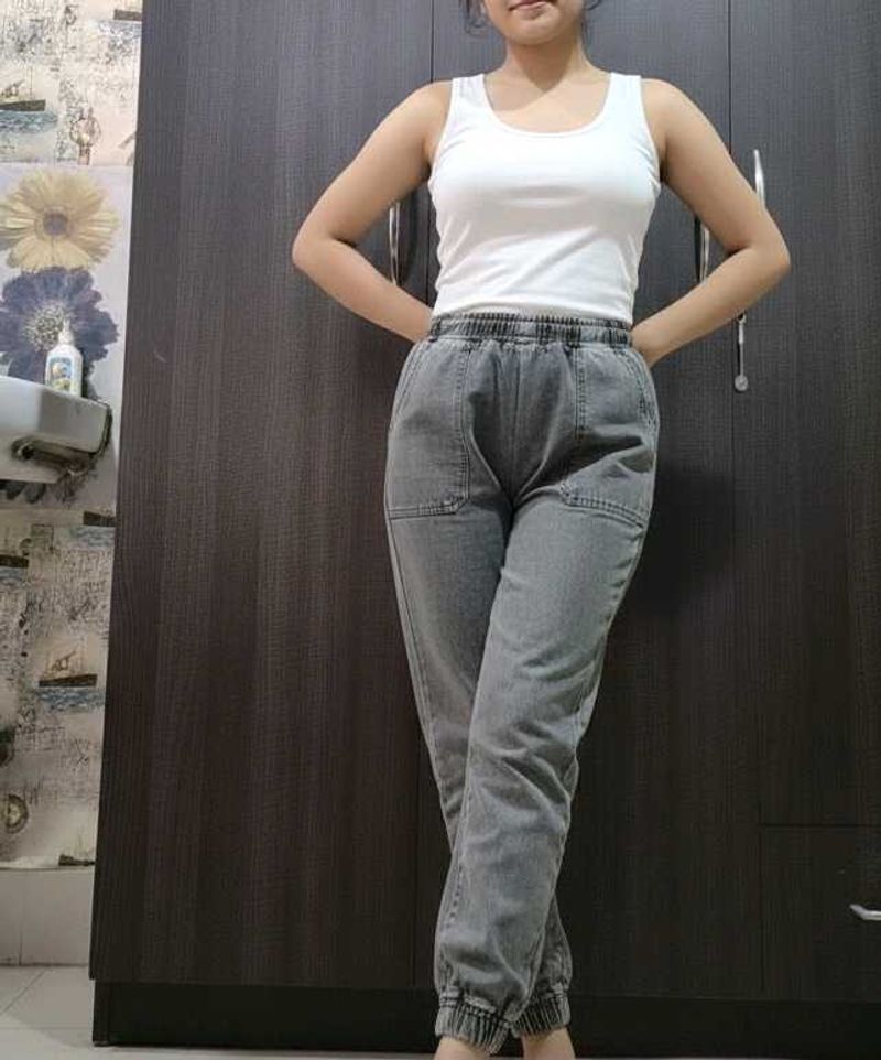 Olive Green Casual Joggers