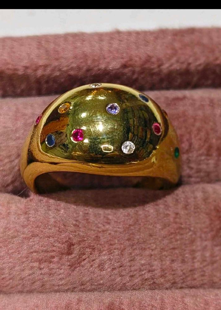 Luna Cubic ZirconiaBubble Wrap Ring