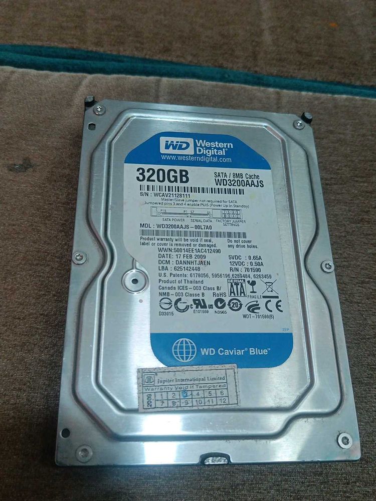 320gb Hard Disk From Western Digital