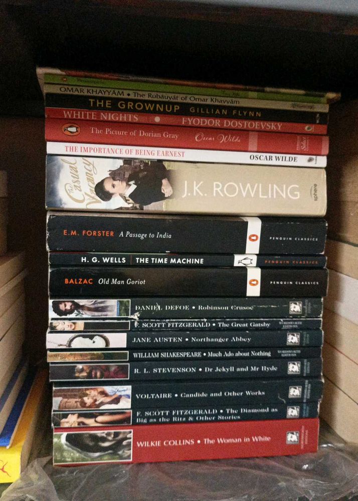 19 books Classic Literature Book Collection