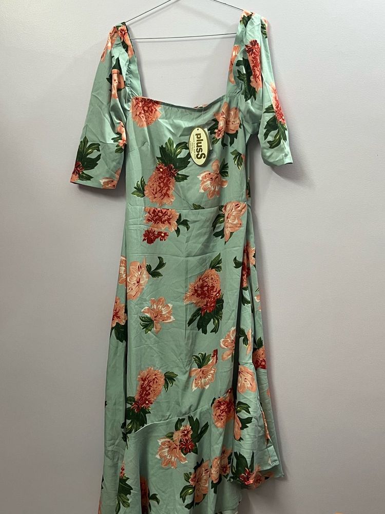 Floral Print Midi Dress