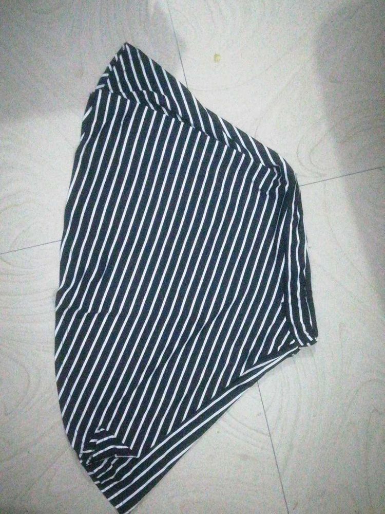 Striped Mini Skirt