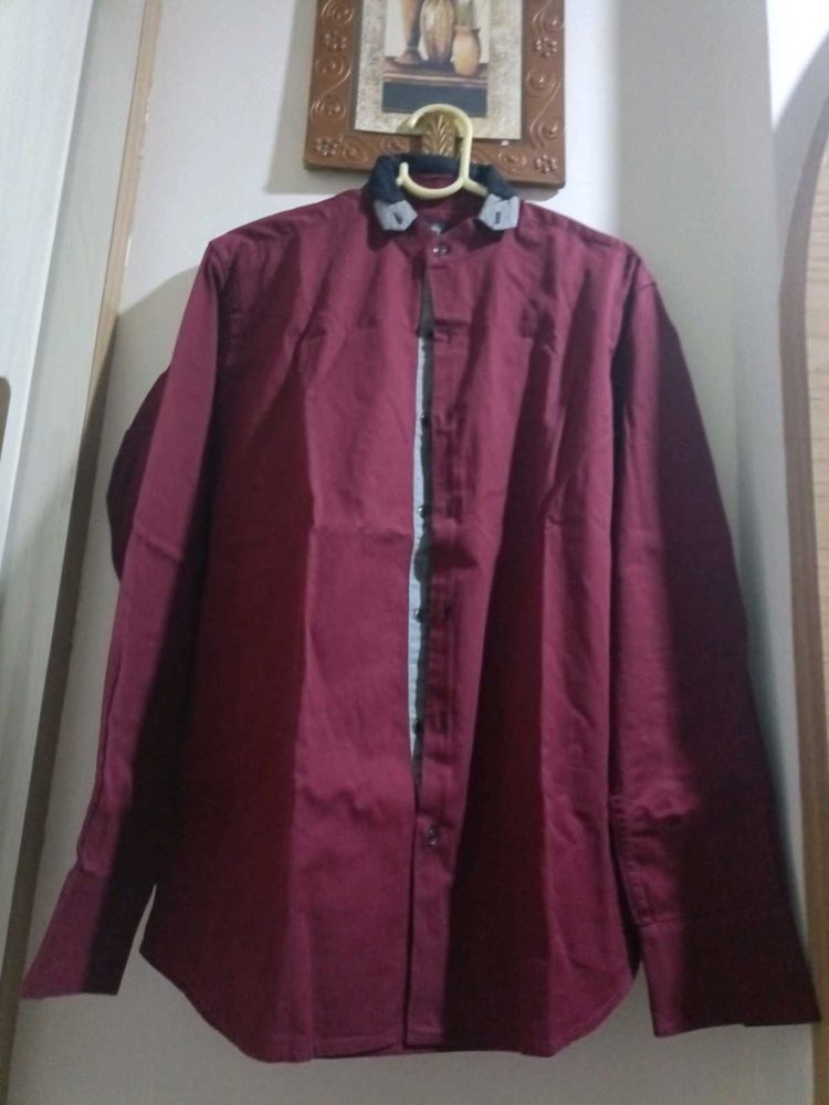 Stylish Maroon Shirt