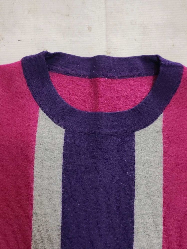 Striped Pullover Sweater