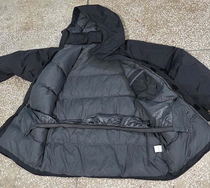 Black Puffer Jacket with Hood