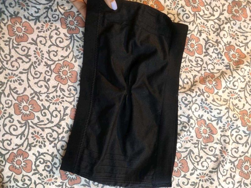 Black Thrifted Tube Bra/Top (32B)