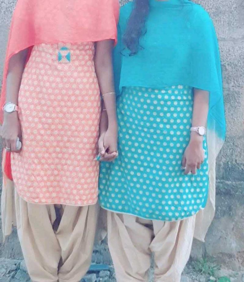 Polka Dot Salwar Kameez Set