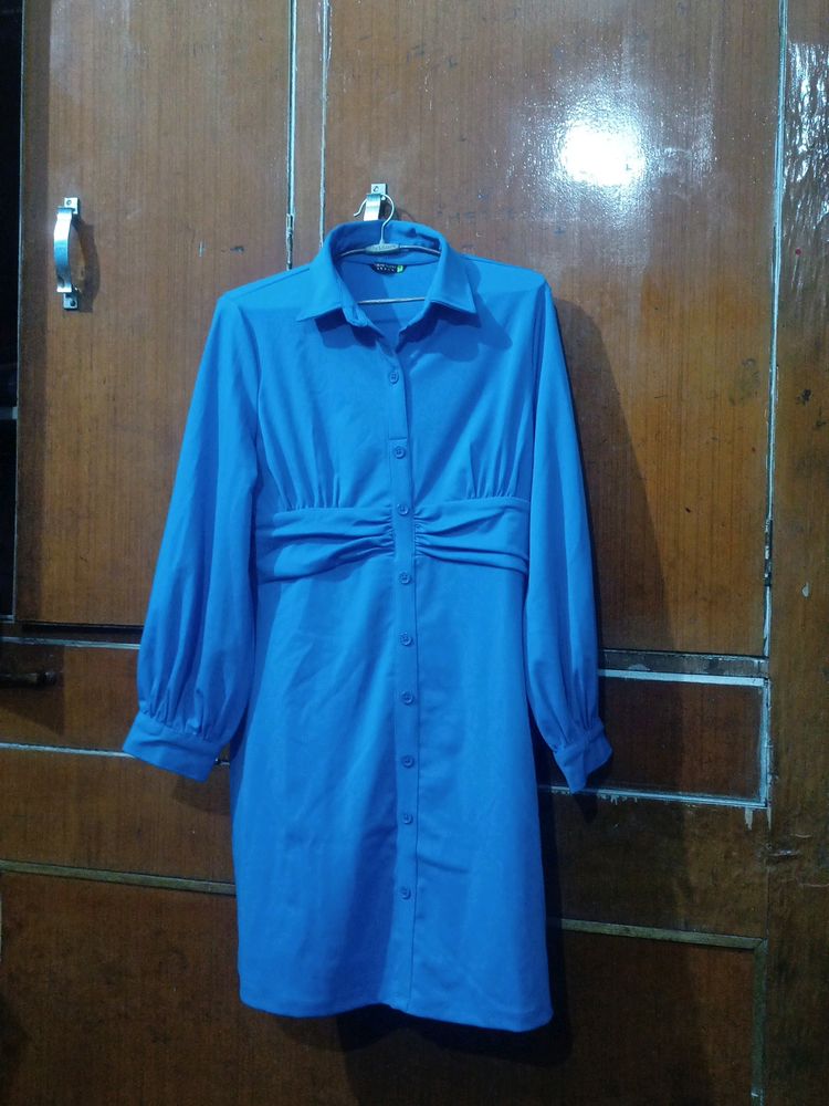 Tokyo Talkies Women Shirt Blue Dress