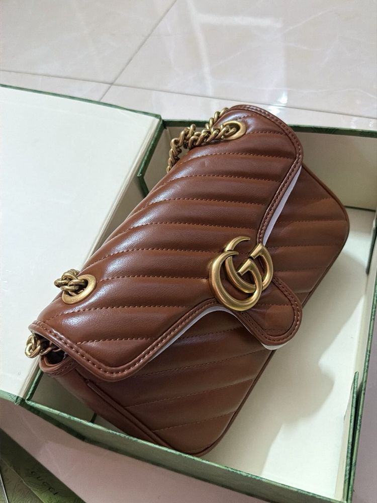 Gucci Marmont Leather Bag