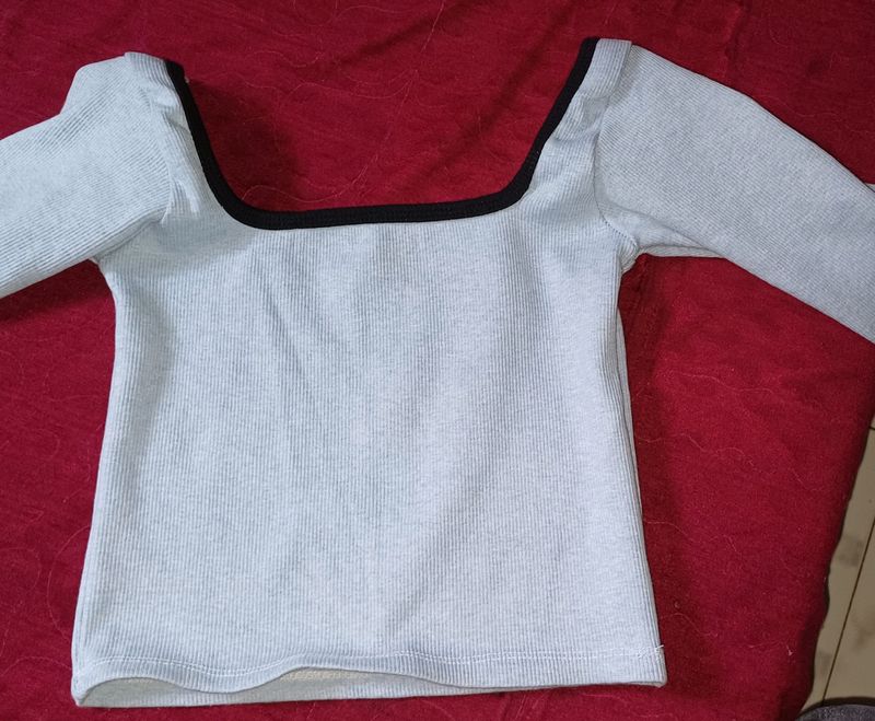 Crop Top (Light Blue)