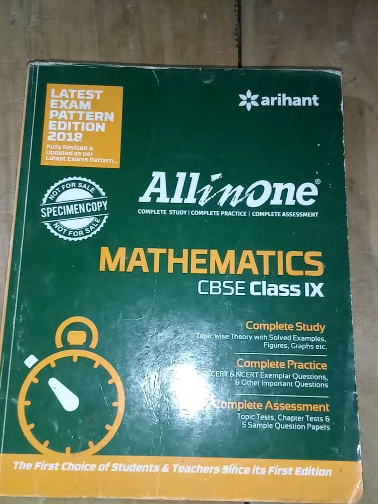All In One Mathematics CBSE Class IX