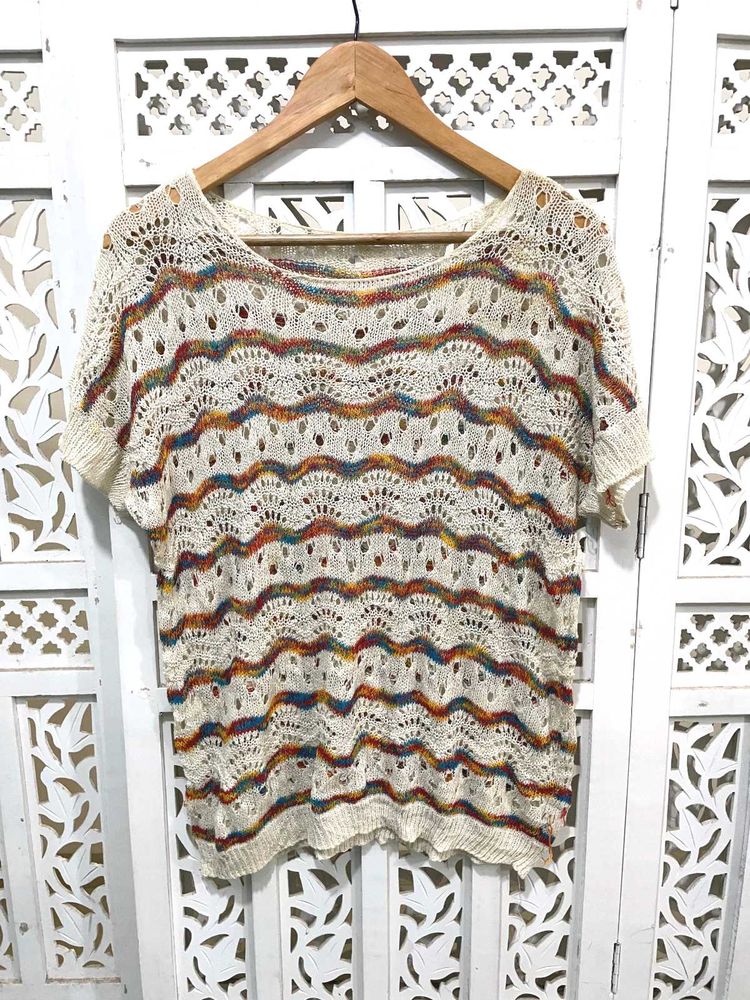 Crochet Knit Top C