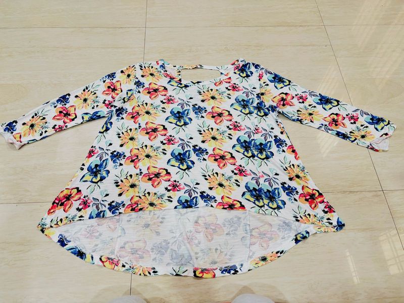 Flowers Print Top