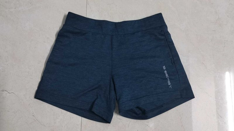 Navy Active Shorts