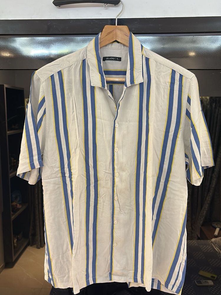 Zudio Striped Casual Shirt