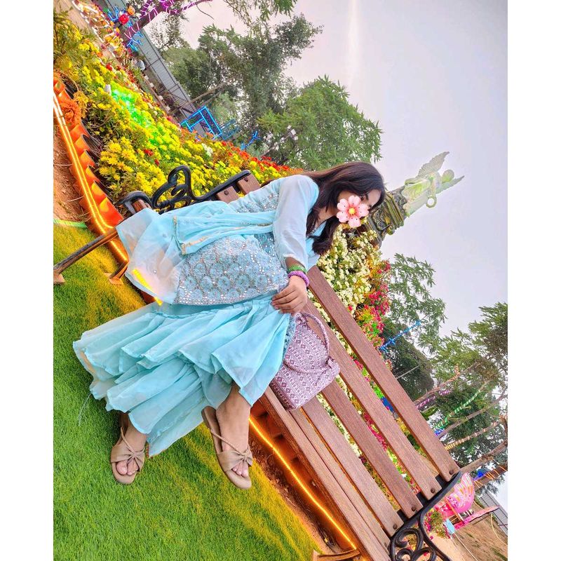 Light Blue Indian Suit