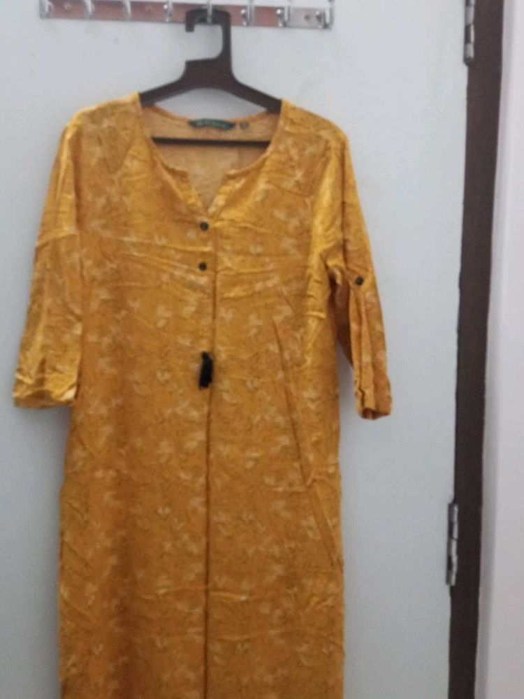 Mustard Yellow Kurta
