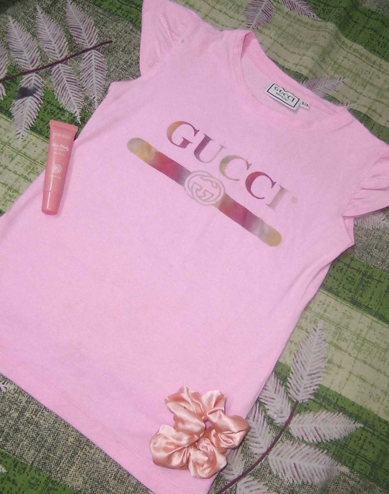 Gucci Pink Kids T-Shirt🦄