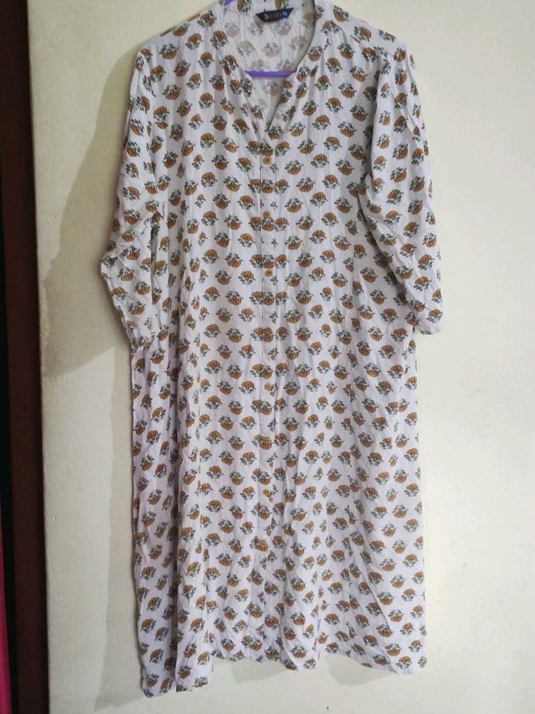 Floral Print Kurta