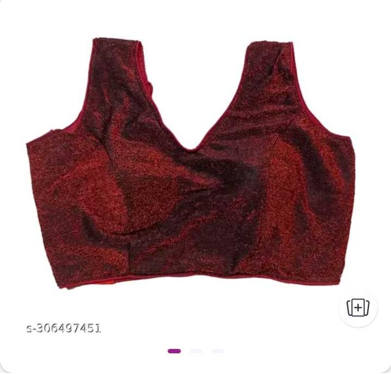 Maroon Shimmer Blouse