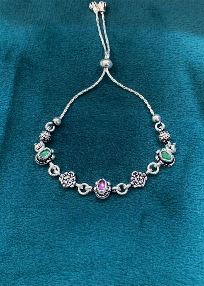 Gemstone Charm Bracelet
