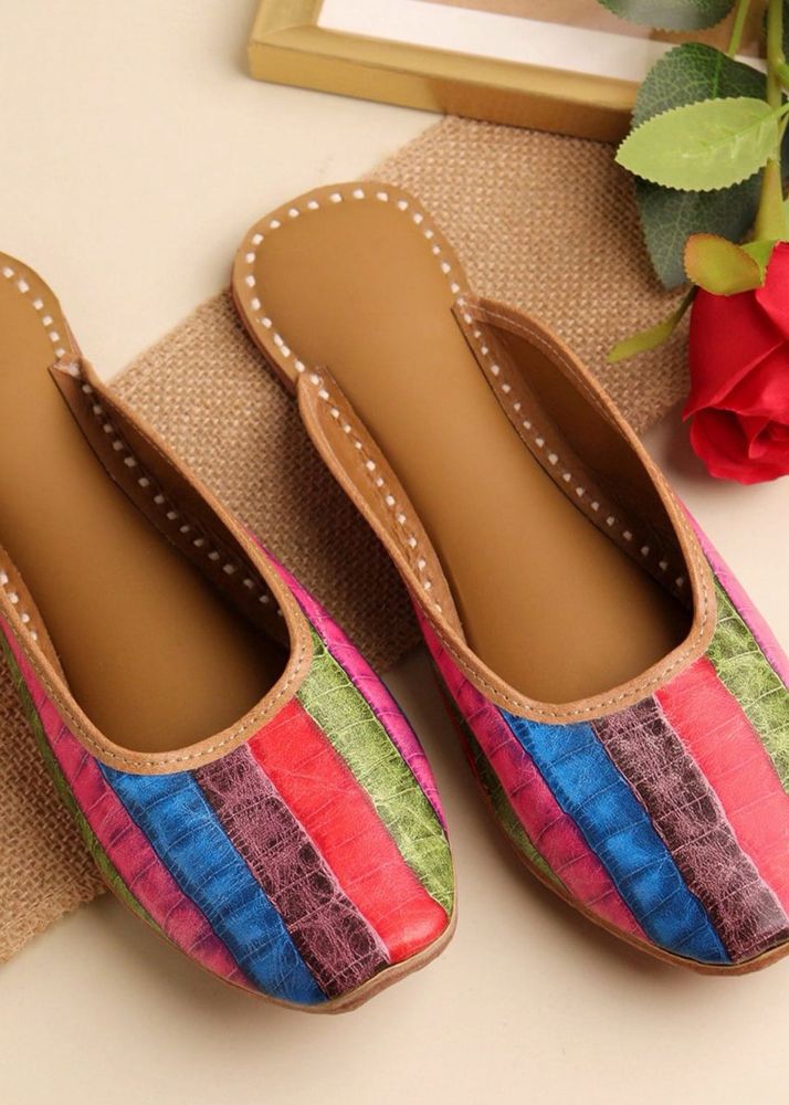 Women’s Multicolor Ethnic Handmade Mojaris