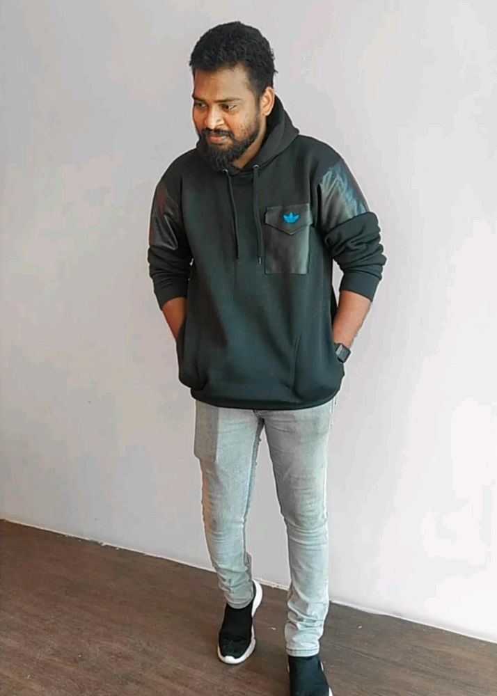 Black Stylish Hoodie