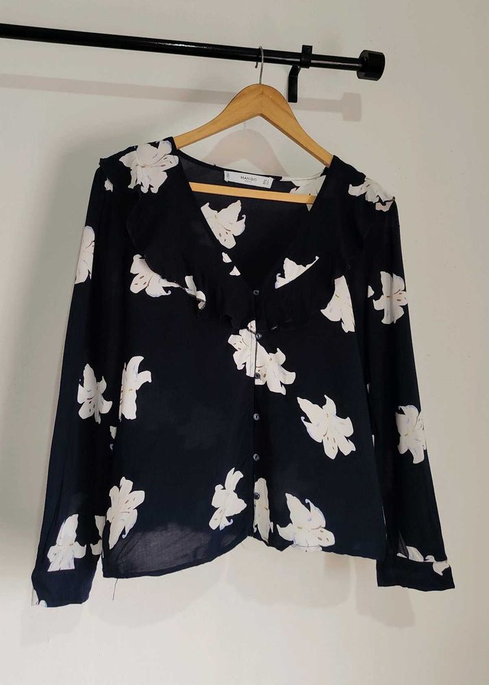 Mango Printed Blouse