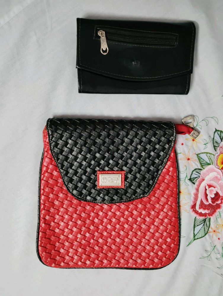 Combo Of 2 Purse ❤️🖤
