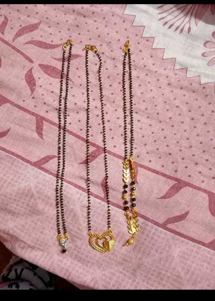 Mangalsutra Necklace Set of 3
