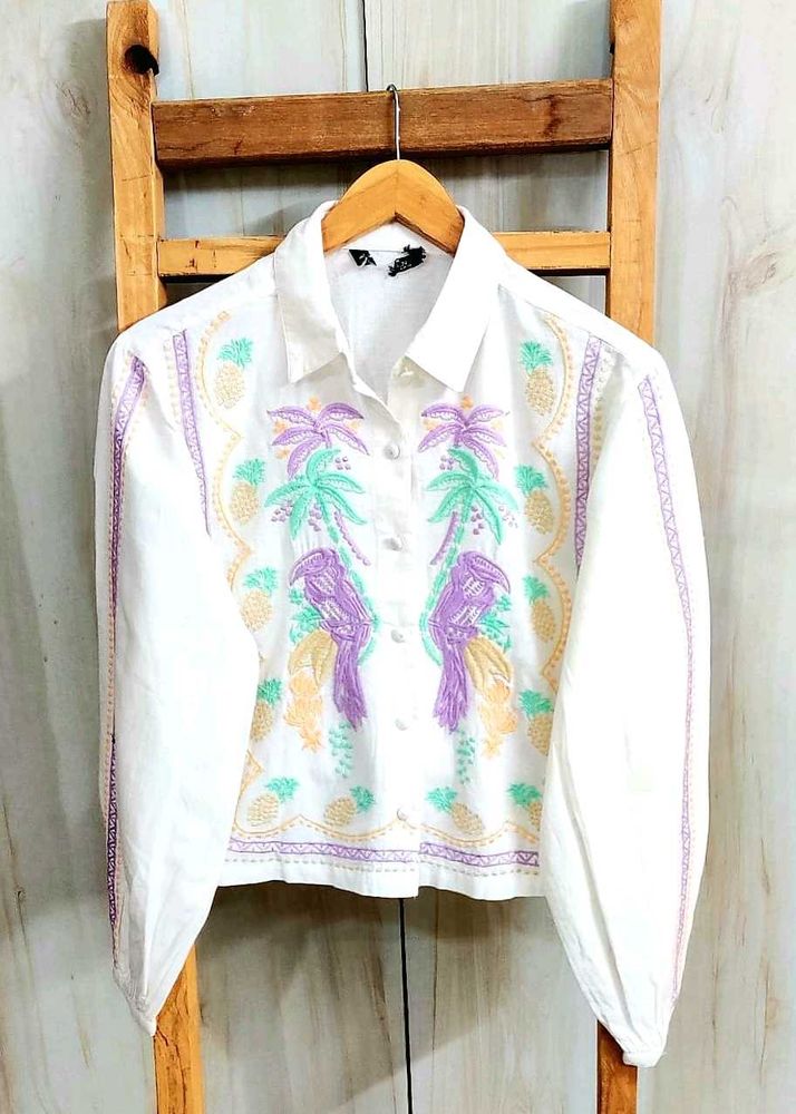 Tropical Embroidered Shirt-40