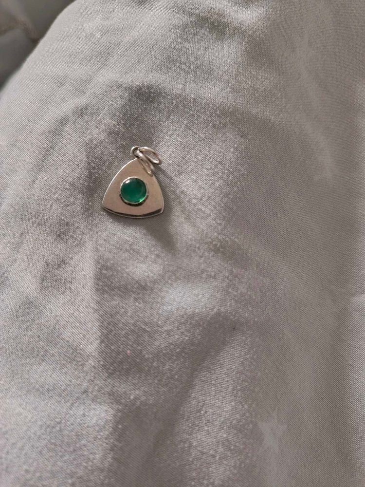 Natural Emerald Silver925 Pendant