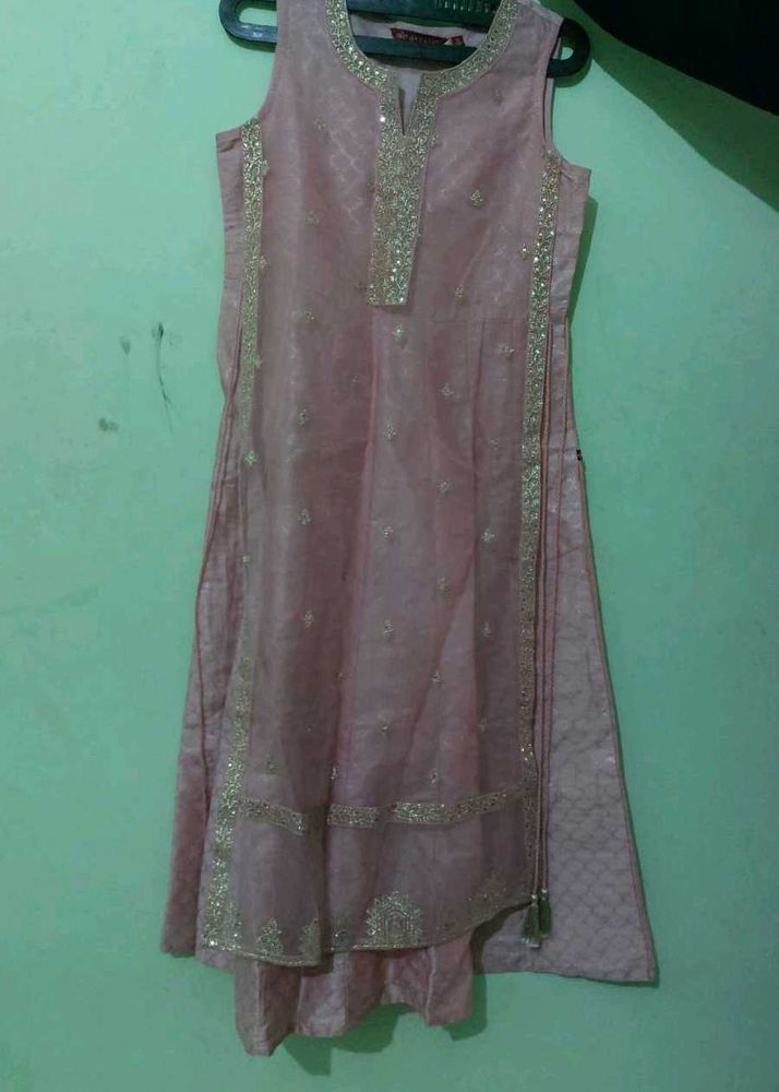 Slik Anarkali Suit Set