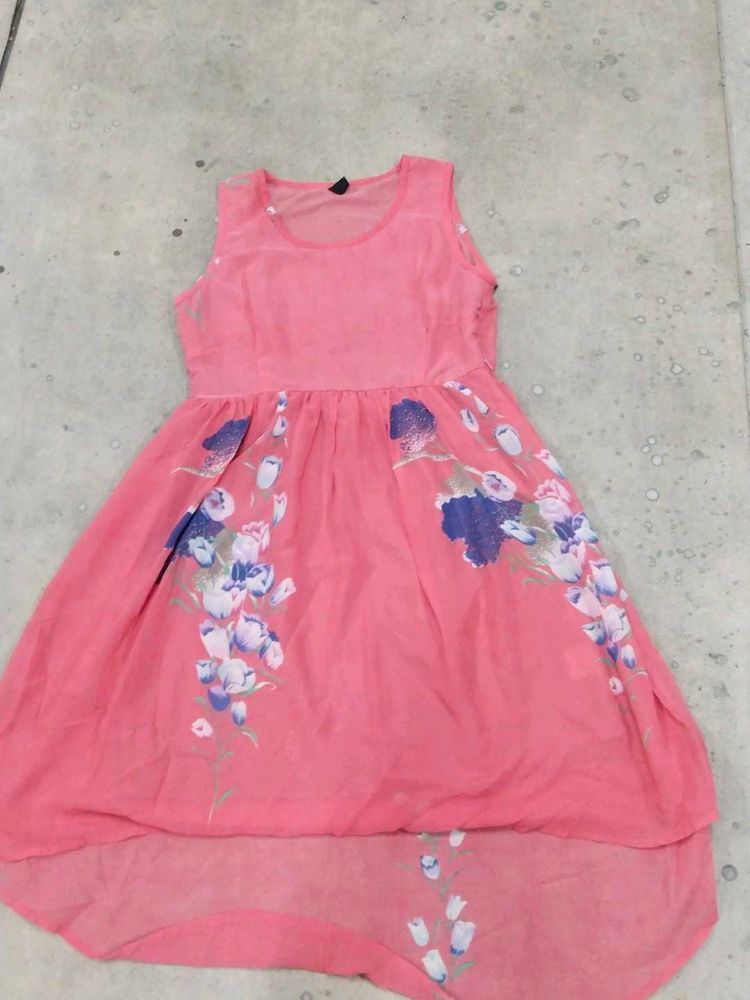 Pink Floral Sundress