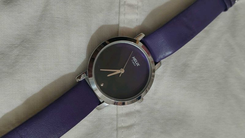 Helix Timex Purple Watch