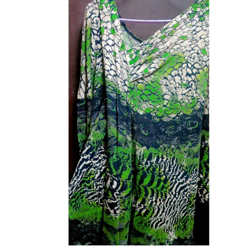 Patterned Green Top