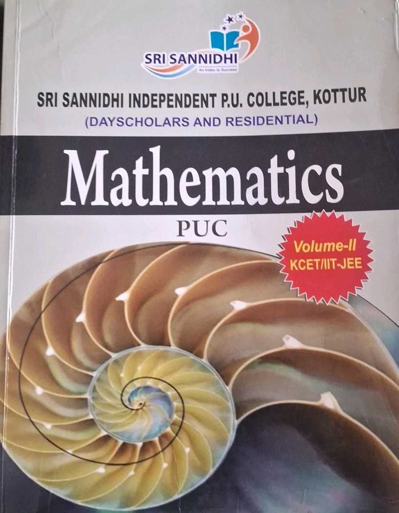 Mathematics PUC Textbook - Volume II