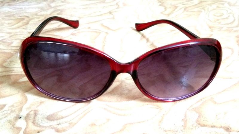 Red Framed Sunglasses