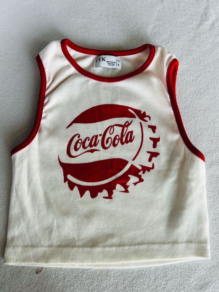 Red white Coca Cola Top - NWT