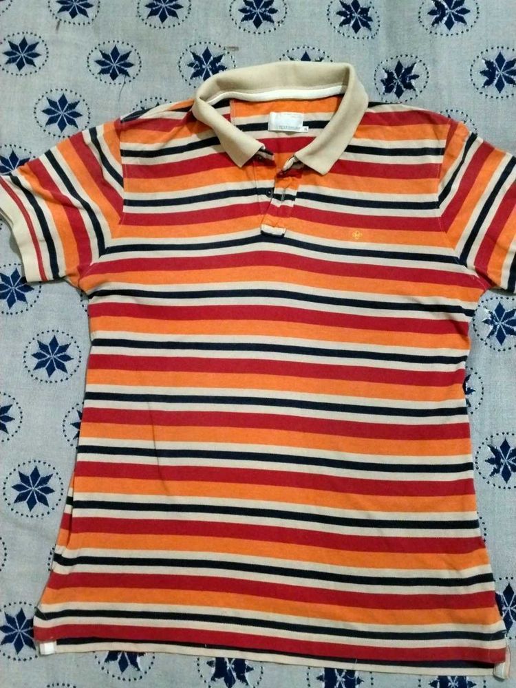 Striped Polo T-Shirt
